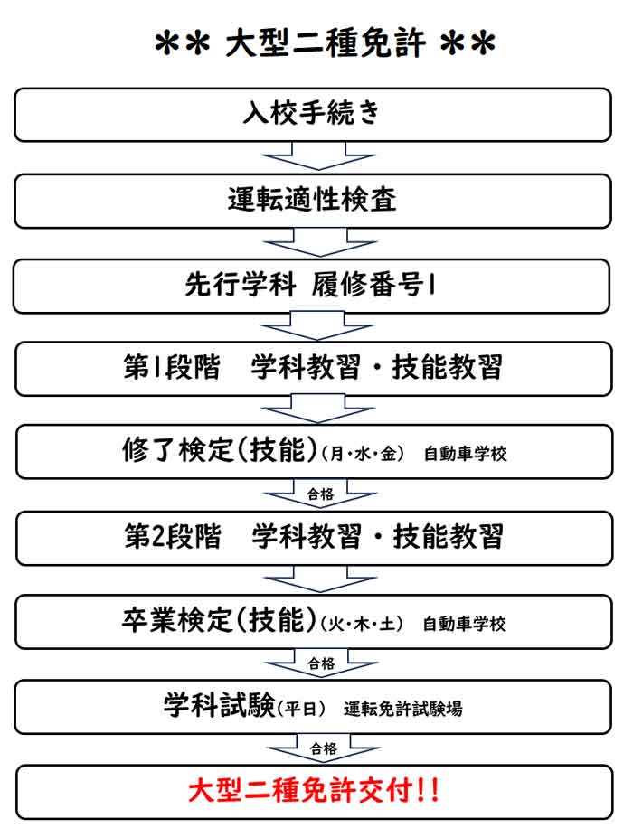 大型二種免許