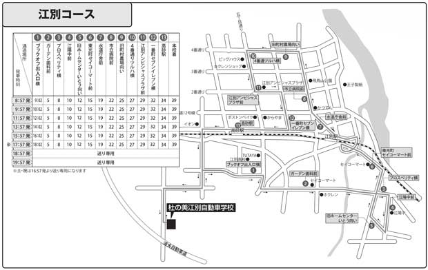 江別コース